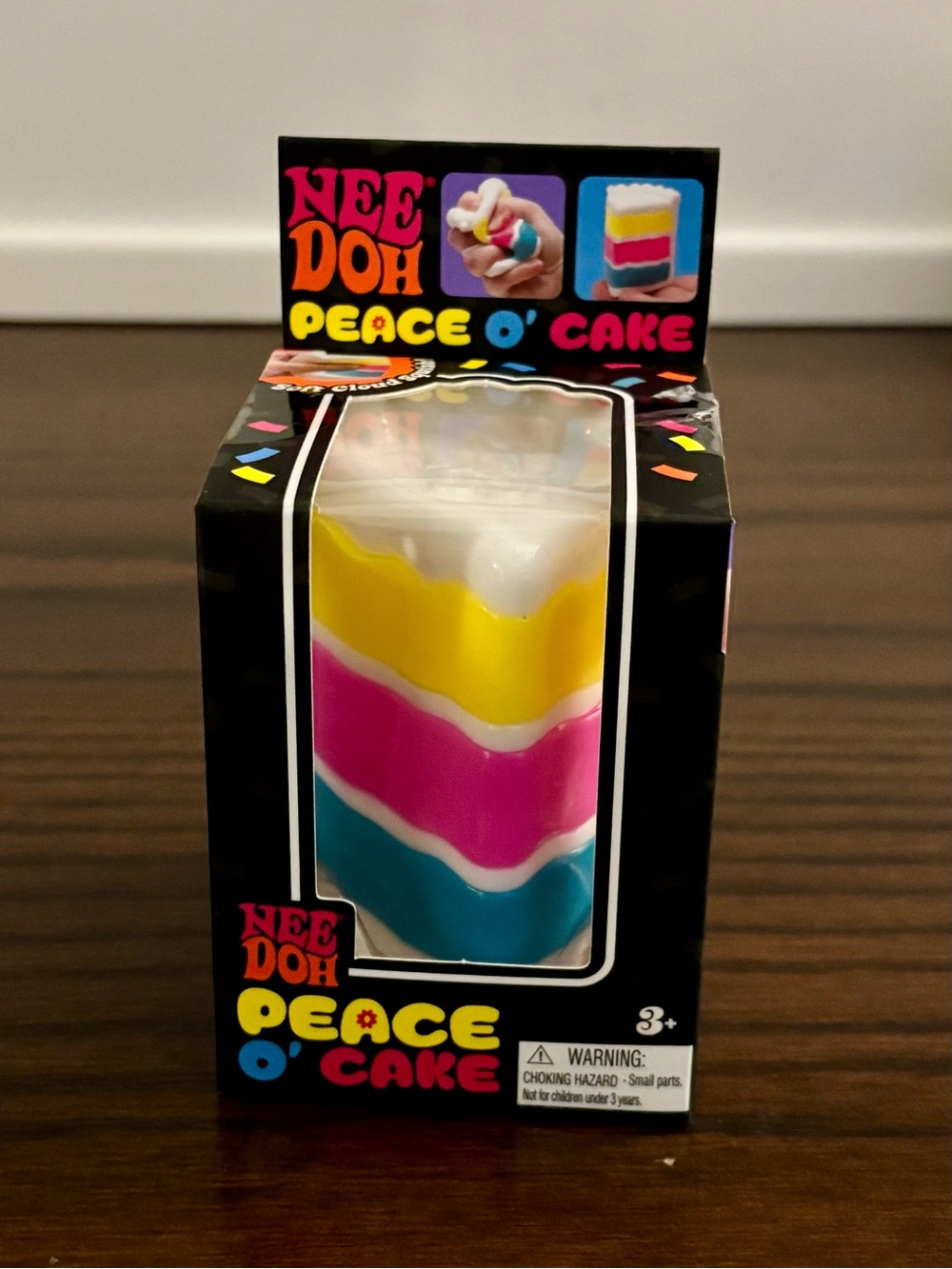 Nee Doh Peace O' Cake squish toy